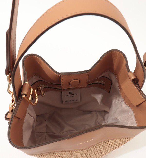 NOLLEY'S「【LORISTELLA/ロリステッラ】キューブワンハンドル雑材コンビバッグ」|ショルダー・メッセンジャー|