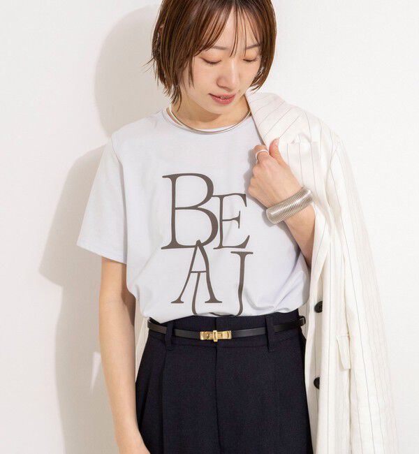 NOLLEY'S「ウォッシャブルプリントT」|Tシャツ・カットソー|