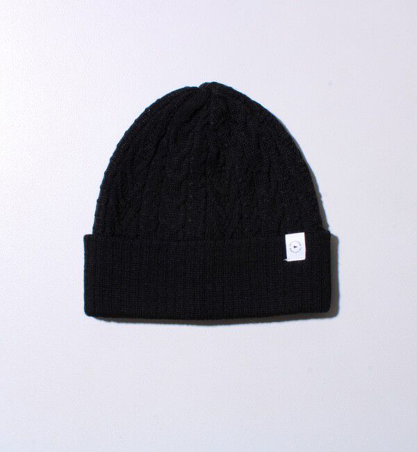 GLOSTER「【リバーシブル仕様】【UNISEX】halo commodity 別注 ストラタスケーブルワッチ」|ニット帽|