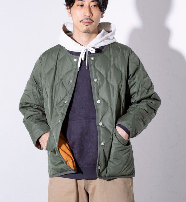 GLOSTER「【GLOSTER別注】TAION ミリタリー クルーネック ライナージャケット」|ダウン|