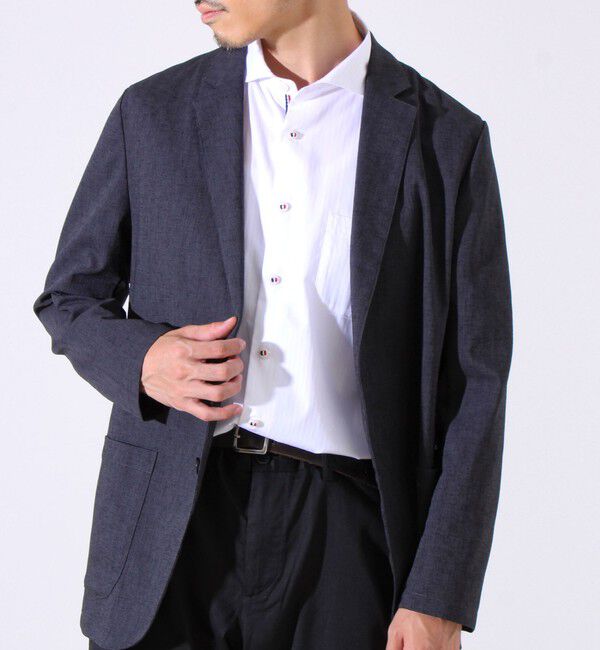 GLOSTER「【ビジカジ/セットアップ対応】GLOSTER イージーケアジャケット」|テーラードジャケット|
