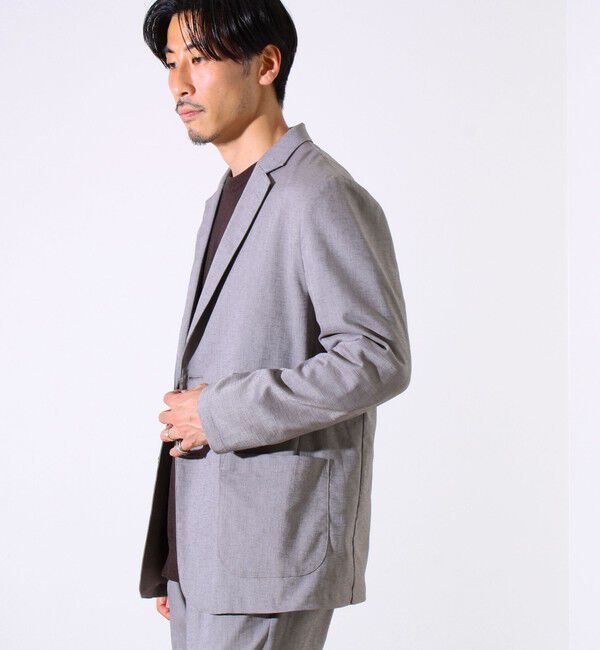GLOSTER「【ビジカジ/セットアップ対応】GLOSTER イージーケアジャケット」|テーラードジャケット|