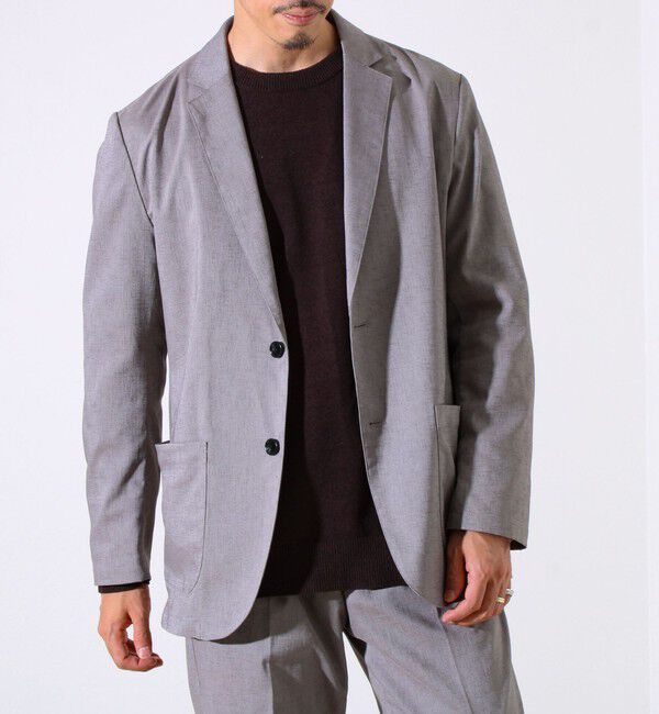 GLOSTER「【ビジカジ/セットアップ対応】GLOSTER イージーケアジャケット」|テーラードジャケット|