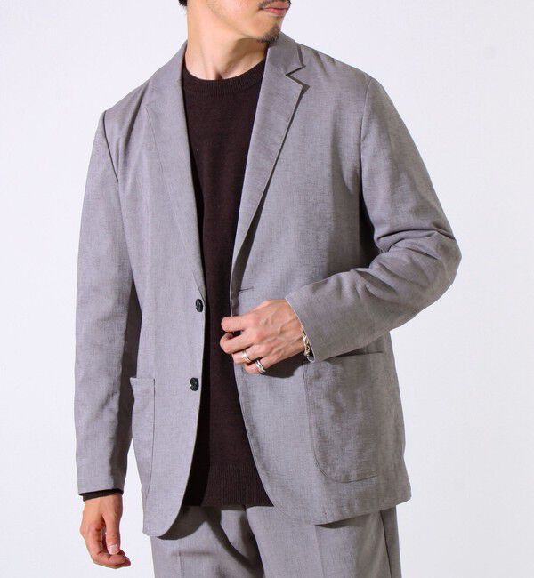 GLOSTER「【ビジカジ/セットアップ対応】GLOSTER イージーケアジャケット」|テーラードジャケット|