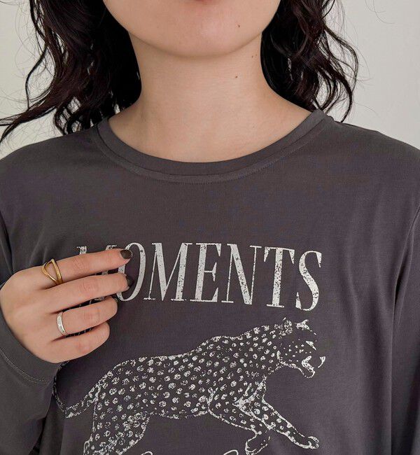 fredy emue「レオパードプリントロンTシャツ」|Tシャツ・カットソー|