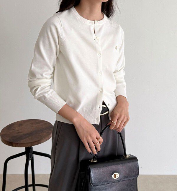 fredy emue「FR刺繍ベーシックカーディガン」|カーディガン|