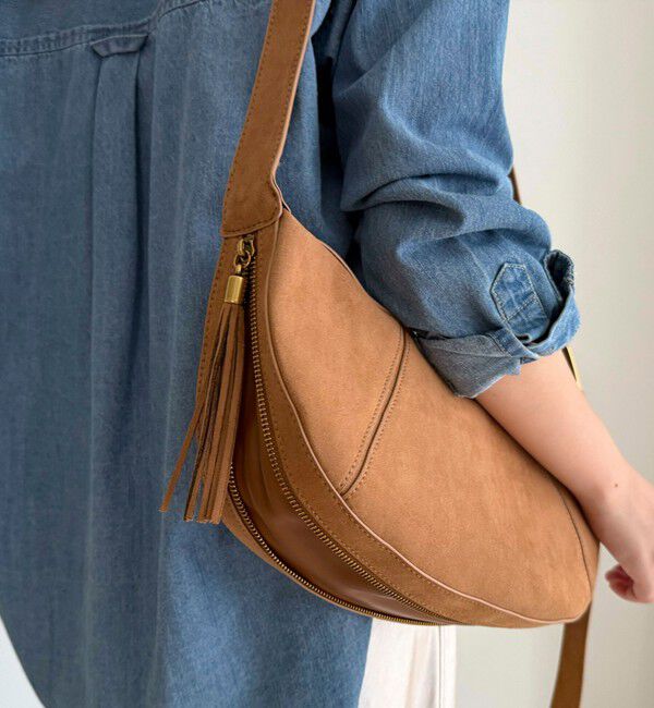 fredy emue「スエードラウンドショルダーバッグ」|ショルダー・メッセンジャー|