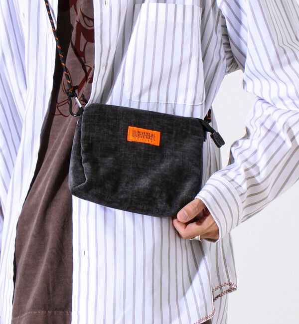 GLOSTER「【UNIVERSAL OVERALL】Uneven dyeing blanket サコッチ」|ショルダー・メッセンジャー|