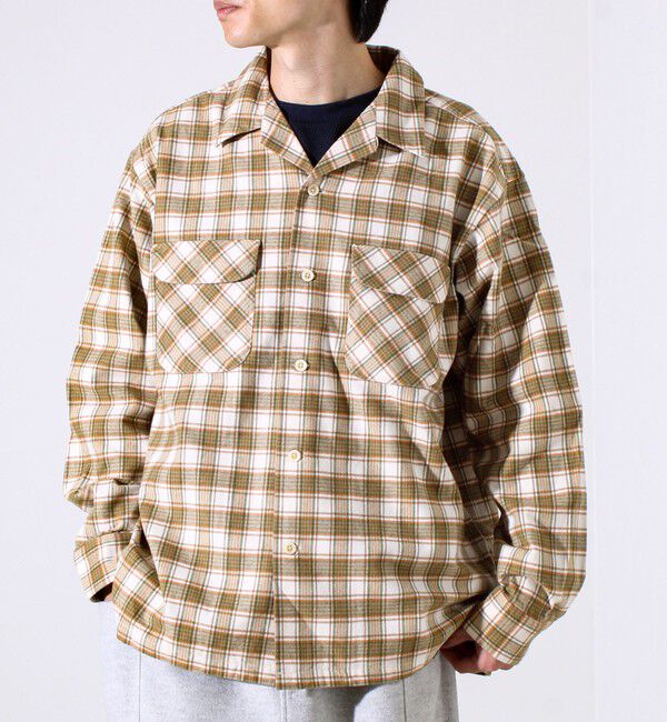 GLOSTER「【PENDLETON】Open Collar Shirt オープンカラーシャツ」|シャツ・ブラウス|