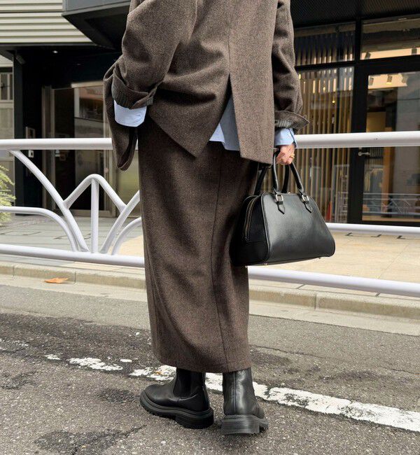 fredy emue「《セットアップ対応》ツィードタイトスカート」|タイト|