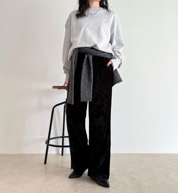 fredy emue「モールストレッチフレアーパンツ」|チノ|