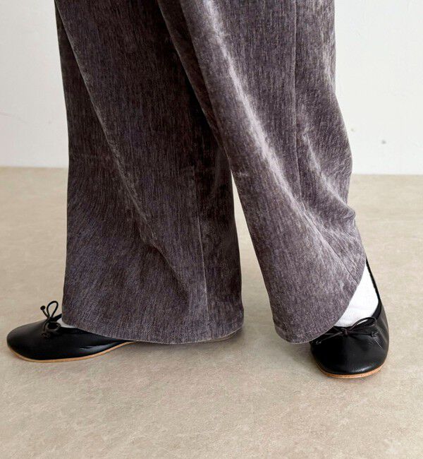 fredy emue「モールストレッチフレアーパンツ」|チノ|