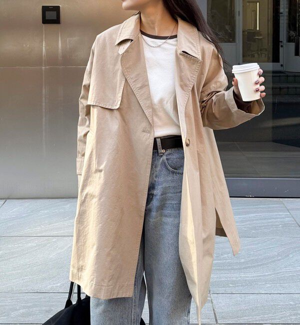 fredy emue「ミドル丈オーバートレンチコート」|トレンチコート|