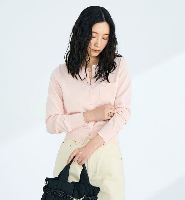 fredy emue「FR刺繍コットン混BASICカーディガン」|カーディガン|