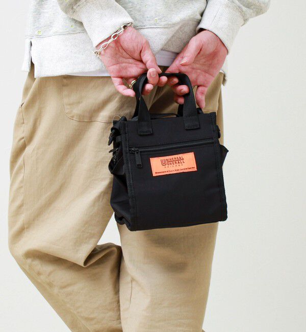 GLOSTER「【UNIVERSAL OVERALL】2WAY mini shoulder」|ショルダー・メッセンジャー|ブラック