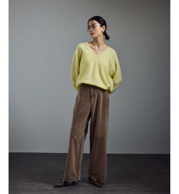 SALON adam et rope'「フェードコーデュロイパンツ / セットアップ対応」|チノ|