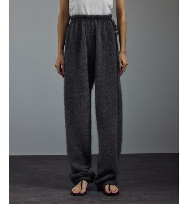 SALON adam et rope'「フォックスカシミヤ混パンツ / セットアップ対応」|チノ|