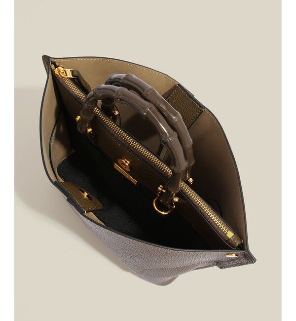 ROPE「【E'POR】BAMBOO BAG Medium【超軽量】」|ハンドバッグ|