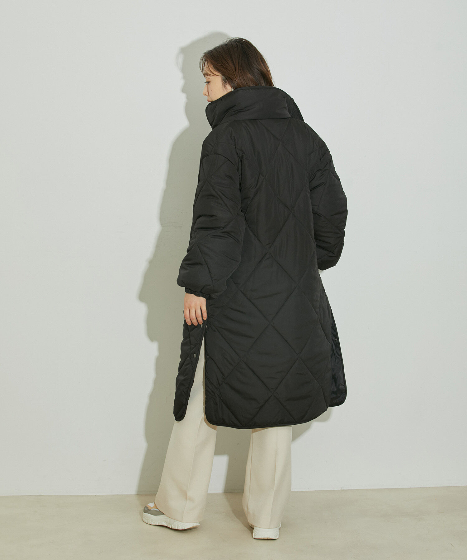 vis-a-vis「【WEB限定】ダイヤキルト中綿ロングコート」|その他|
