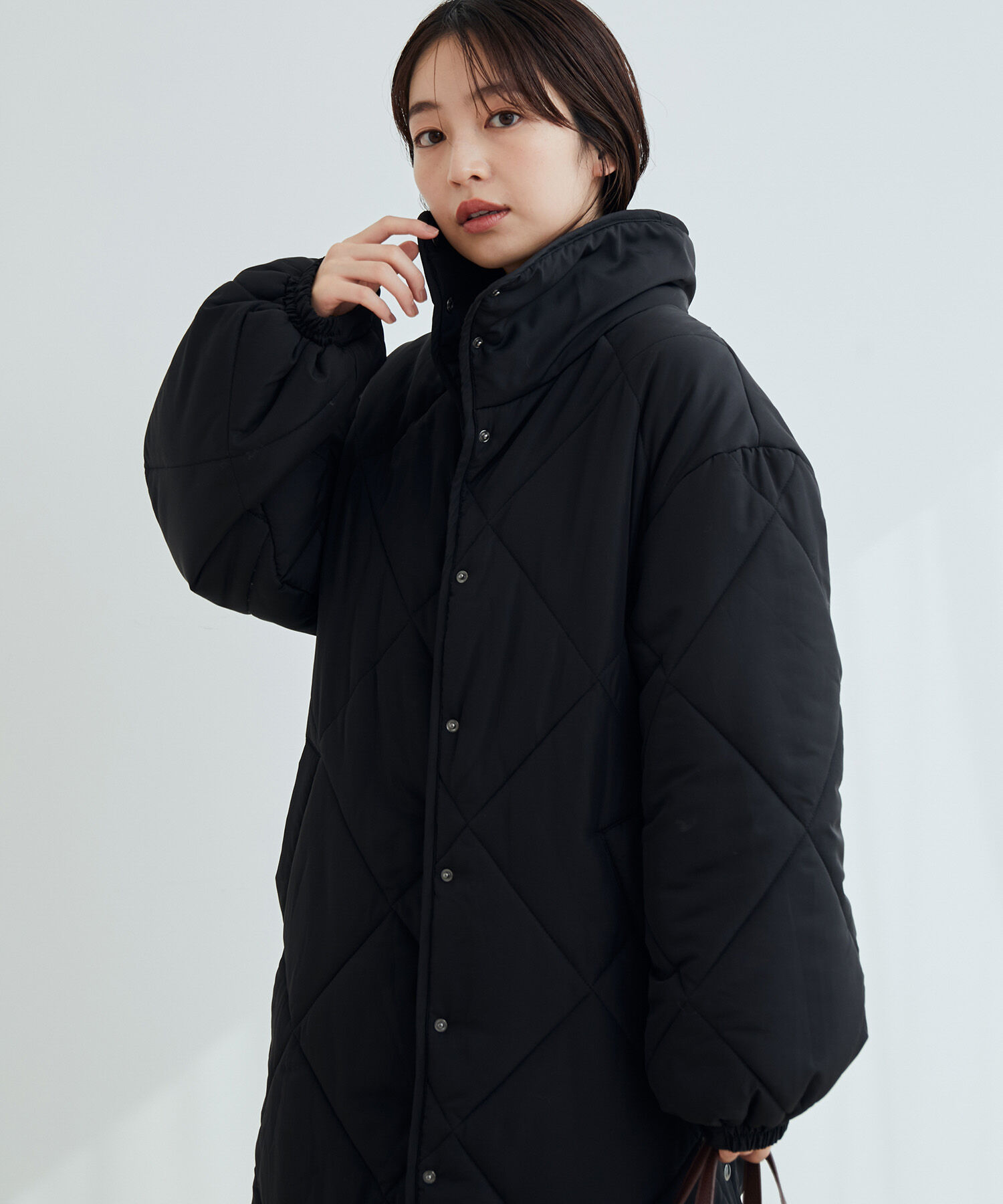 vis-a-vis「【WEB限定】ダイヤキルト中綿ロングコート」|その他|