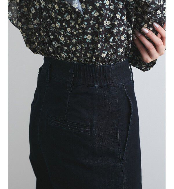 VIS「グリッターワイドデニムパンツ」|デニム|