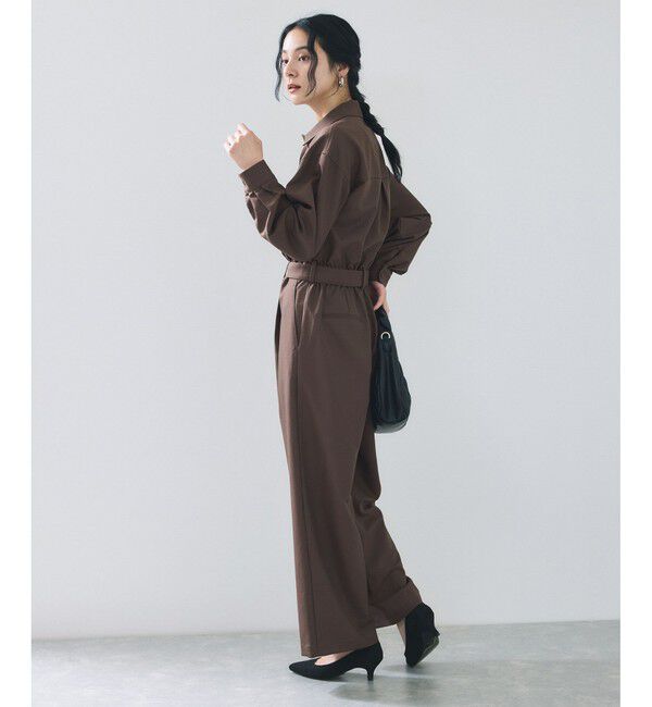 VIS「ポケットディテールジャンプスーツ」|オールインワン|