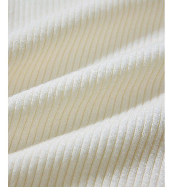 VIS「スリーブ釦アクセントリブニット/静電気防止」|ニット・セーター|