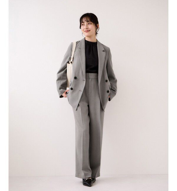 VIS「美easyリネンライクテーラードジャケット/イージーケア・接触冷感・セットアップ対応」|テーラードジャケット|