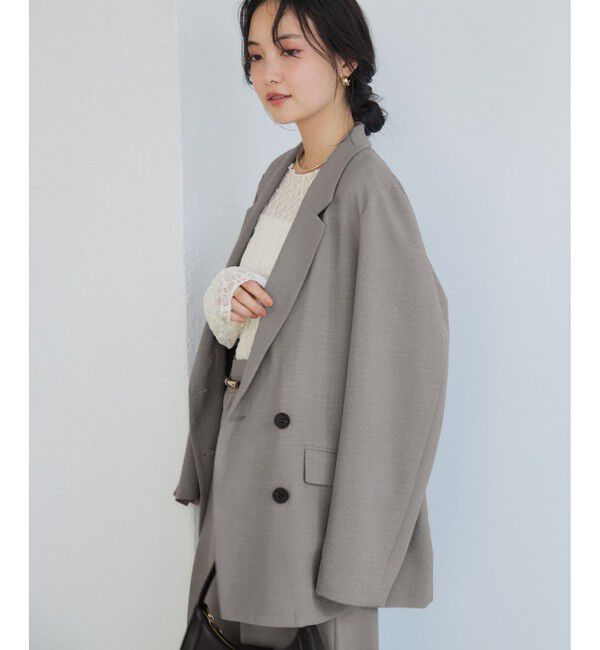 VIS「美easyリネンライクテーラードジャケット/イージーケア・接触冷感・セットアップ対応」|テーラードジャケット|