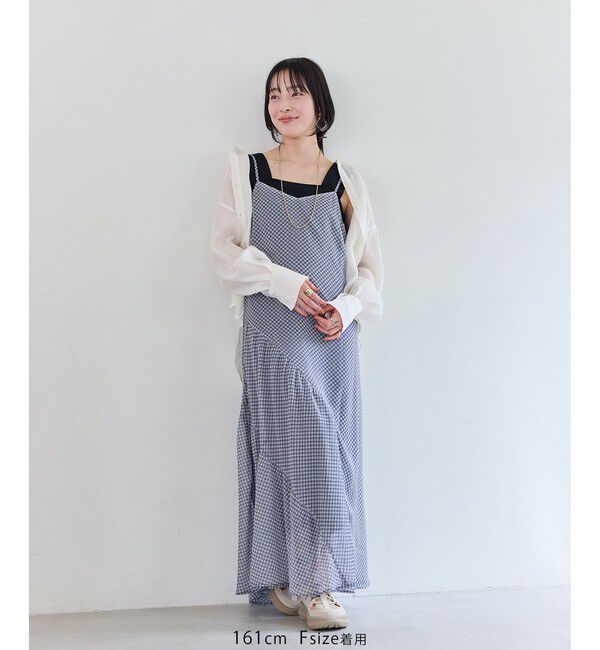 VIS「チェック＆シアーオーバーシャツ」|シャツ・ブラウス|