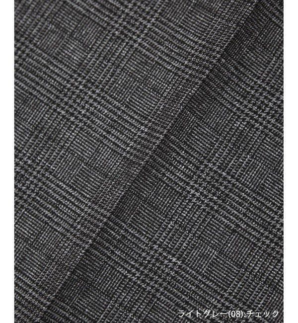 Rope&rsquo;Picnic「レディハンサムシリーズ ウールライクウエストタックセミワイドパンツ/セットアップ対応」|スラックス|