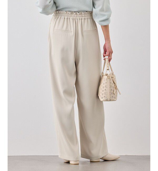 Rope&rsquo;Picnic「ステファニージョグイージーワイドパンツ」|チノ|