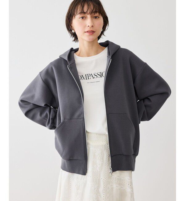 Rope&rsquo;Picnic「コクーンシルエットダブルジップフーディ」|パーカー|