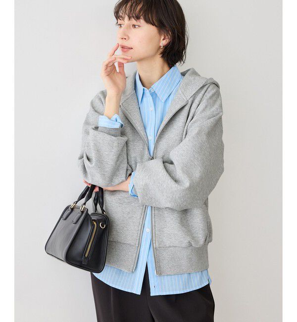 Rope&rsquo;Picnic「コクーンシルエットダブルジップフーディ」|パーカー|