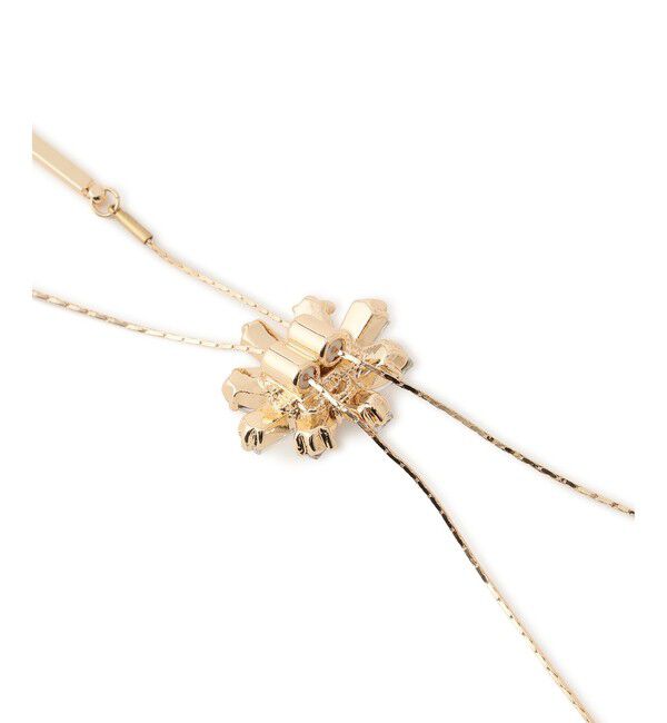 ROPE PICNIC PASSAGE「ビジューフラワースライドラリエットネックレス」|ネックレス|