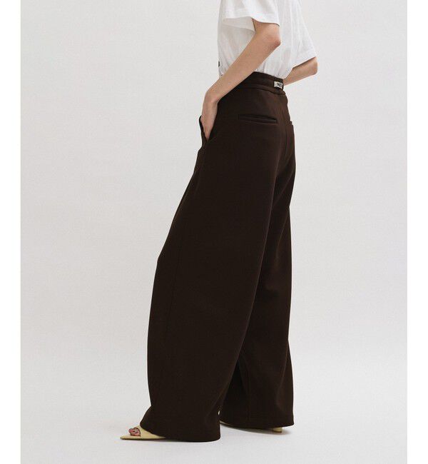 ADAM ET ROPE'「【サステナブル】クアトロジャージパンツ」|チノ|