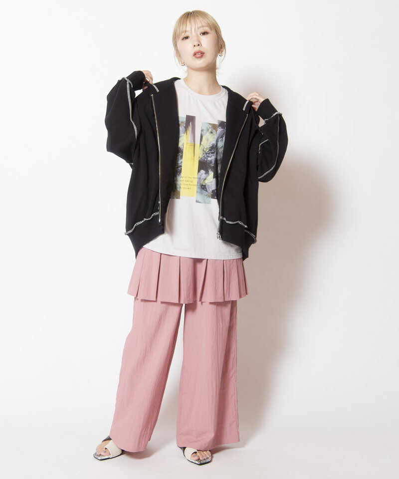  「バックツイストパーカ」|パーカー|