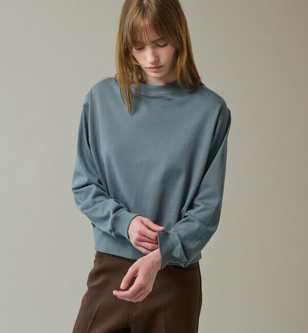 handvaerk「handvaerk |  コットン クルーネック長袖Tシャツ WOMEN」|スウェット・ジャージ|