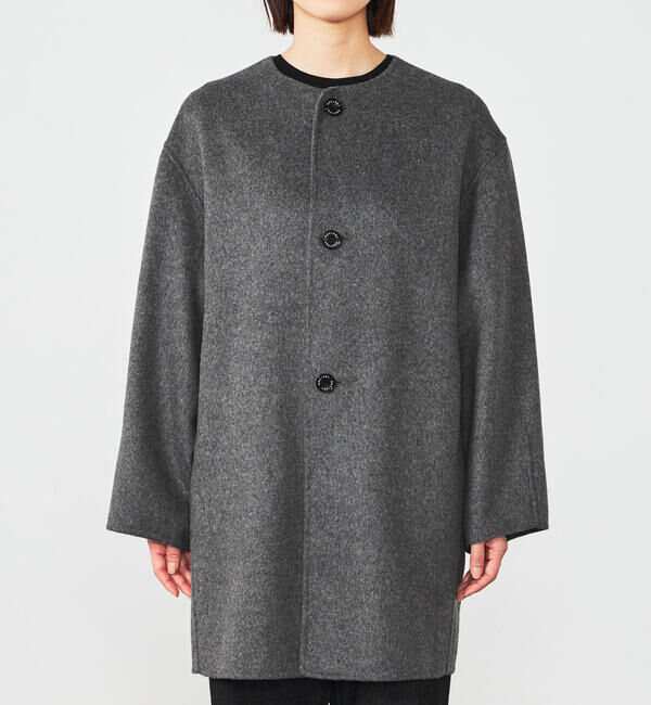 ORCIVAL「ORCIVAL | リバーウール ノーカラーコート WOMEN」|ノーカラーコート|