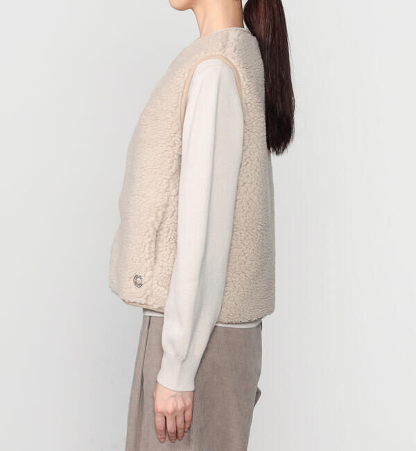 ORCIVAL「ORCIVAL | ボアフリース ノーカラーベスト WOMEN」|その他|