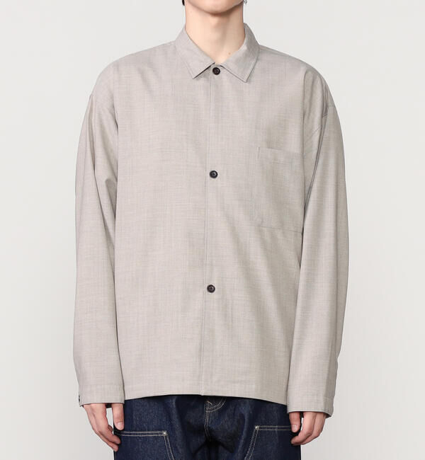 ORCIVAL「ORCIVAL | 3ボタンシャツジャケット MEN」|シャツ・ブラウス|