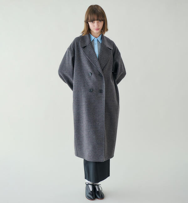 LE GLAZIK「LE GLAZIK | ウール ダブルフェイスコート WOMEN」|ダッフルコート|