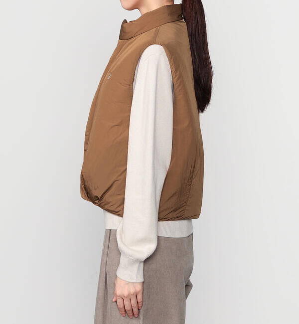 GYMPHLEX「Gymphlex | ナイロンタフタ ショート中綿ベスト WOMEN」|その他|