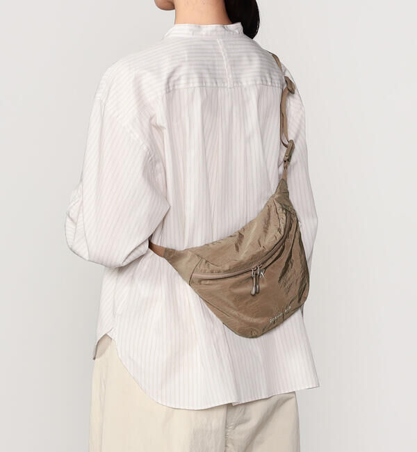 GYMPHLEX「Gymphlex | ナイロンリップストップ サコッシュ Orton 1.8 UNISEX」|ショルダー・メッセンジャー|BEIGE