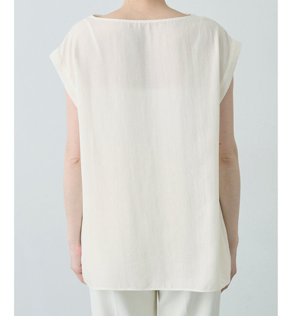 「サテンワッシャーノースリーブブラウス」|シャツ・ブラウス|