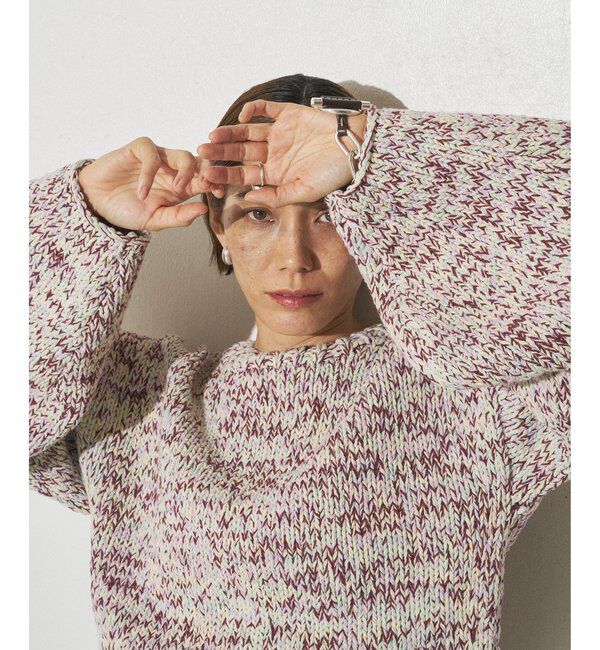 GEMINI「【GEMINI】ローゲージ2way MIXニット」|ニット・セーター|