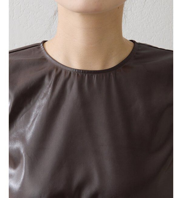  「ギャザーノースリーブブラウス」|シャツ・ブラウス|