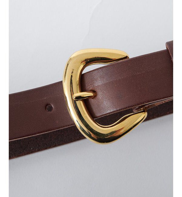  「【THE PAUSE】ワイドバックル細ベルト」|ベルト|