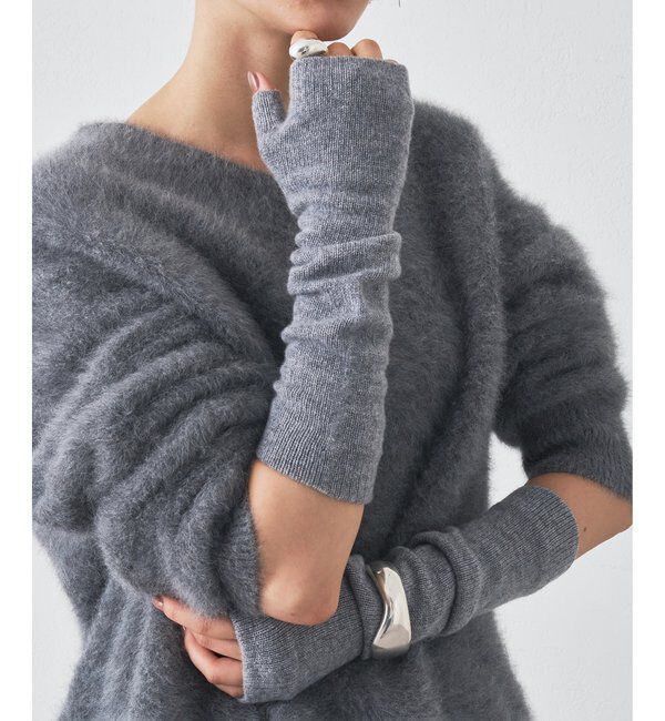Hoaw.「【Hoaw.】カシミヤアームウォーマー」|その他|グレー