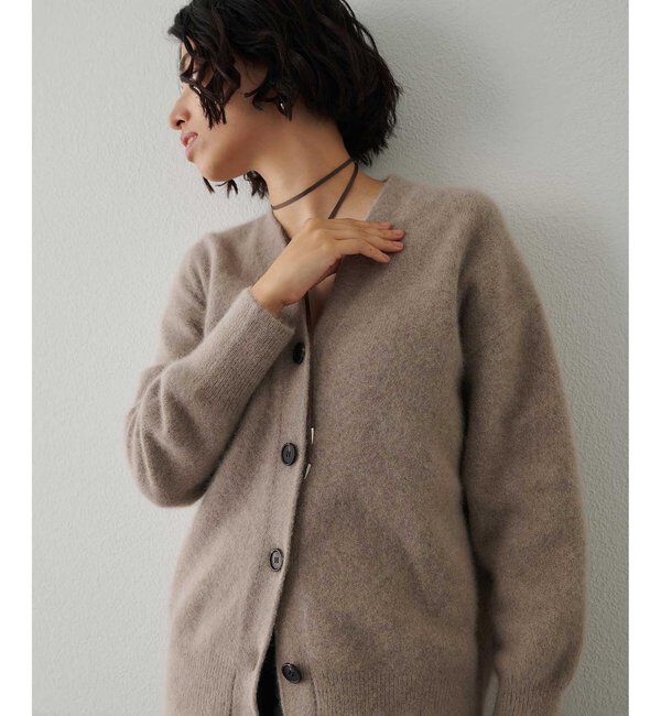  「フォックスウールロングカーディガン」|ニット・セーター|